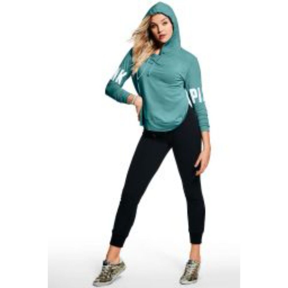 PINK Victoria’s Secret hooded sweatshirt super soft medium lightweight hoodie - Picture 10 of 10